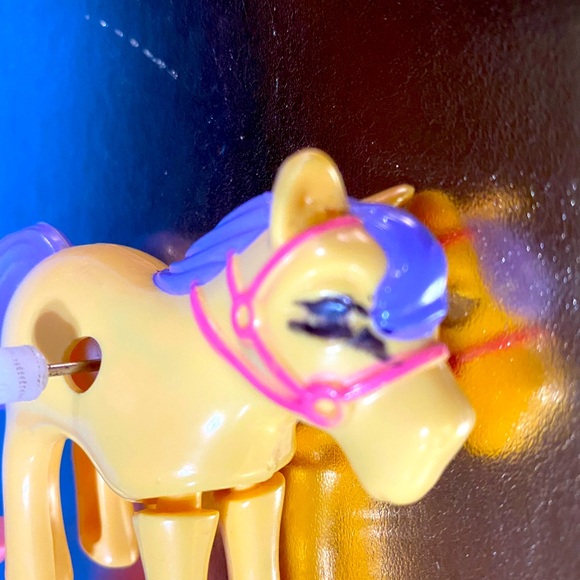 HAPPY HOOFERS PONIES VTG 90’s WIND UP UNICORN & PRANCING PONY TOYS 3” RARE - Picture 15 of 15
